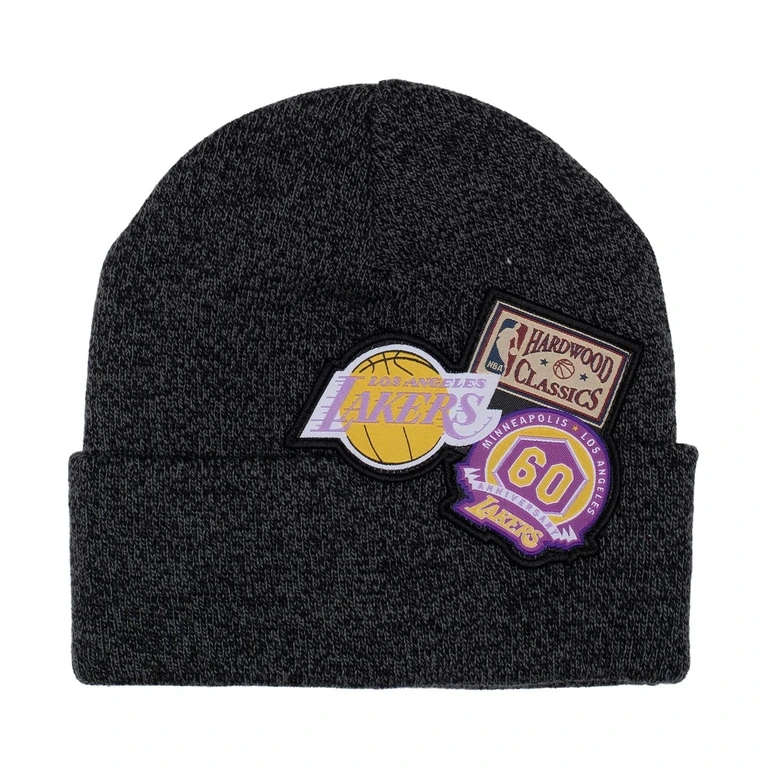 Men's NBA Xl Logo Patch Knit Hwc Lakers Beanies