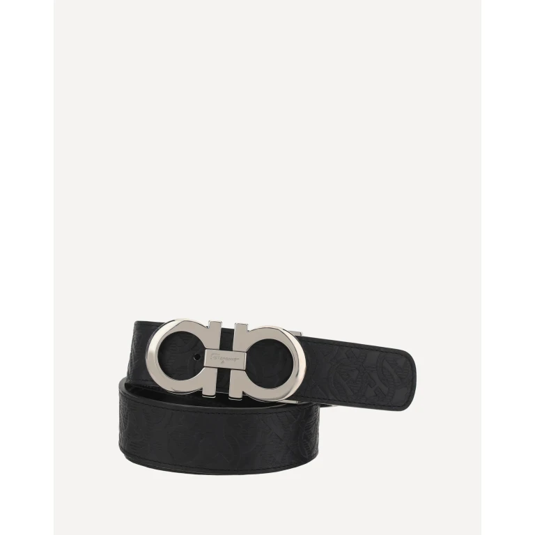Ceinture en cuir réversible et ajustable