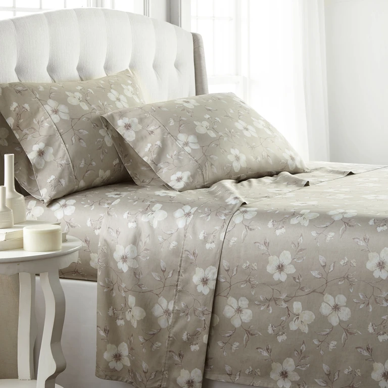 Mystic Garden Extra Deep Pocket 100% Cotton Printed Sheet Set