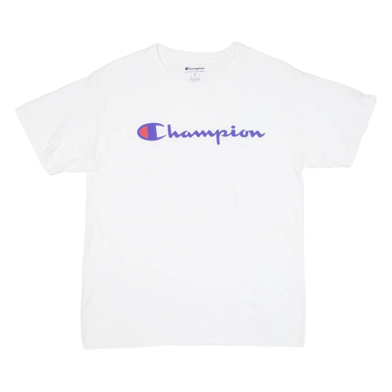 CHAMPION Mens T-Shirt White M