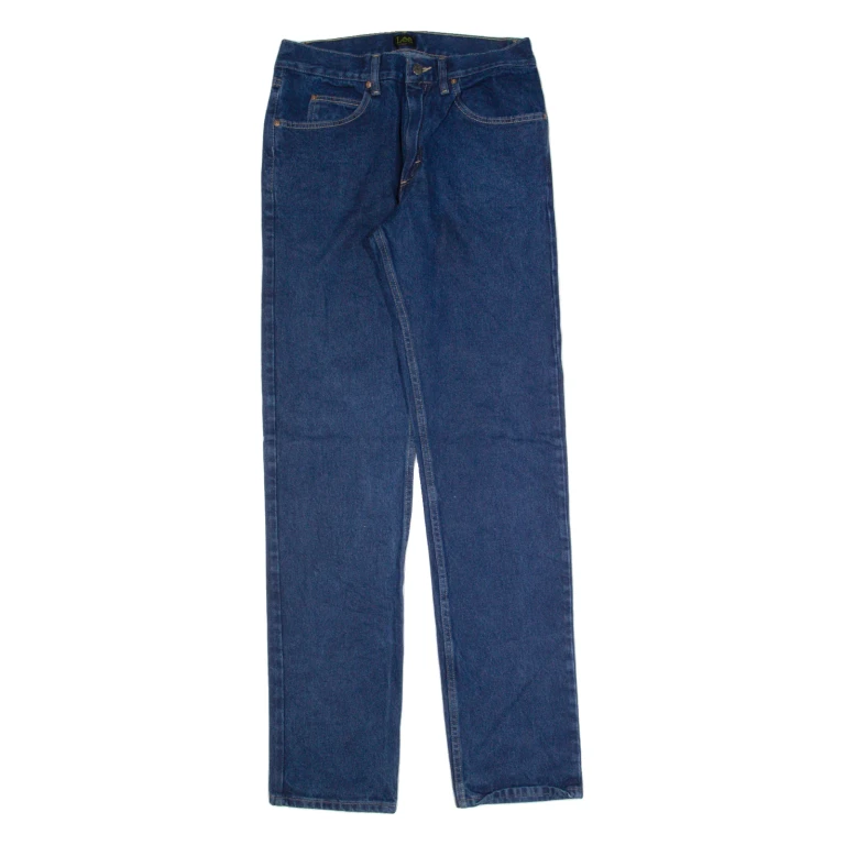 LEE Mens Jeans Blue Regular Straight W32 L36