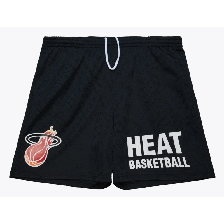 Men's NBA Gameday Mesh 7In Shorts Vintage Logo Heat