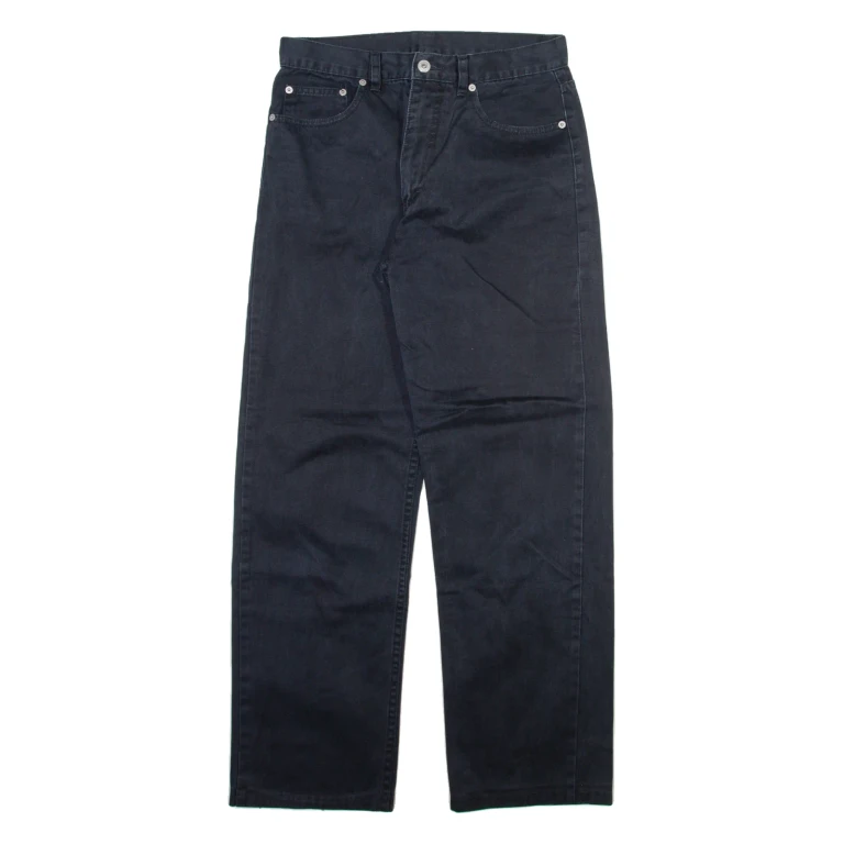 TEDDY'S Mens Trousers Blue Regular Straight W28 L29