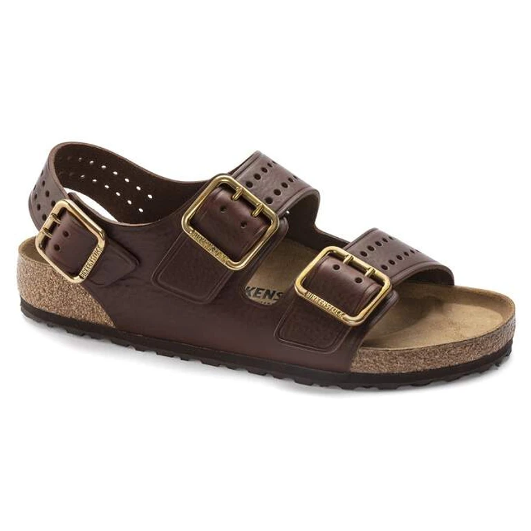 Unisex Milano Bold Gap Natural Leather Roast