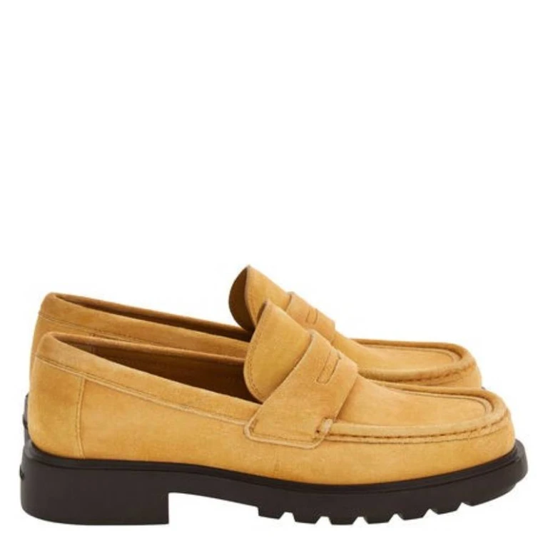 Donny Suede Penny Loafers, Size 9 EE (022421 768112)
