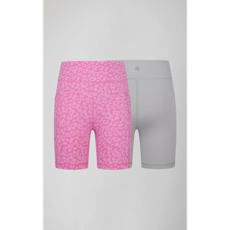 Girls 2 PK Interlock Side Pocket + Basic Bike Short