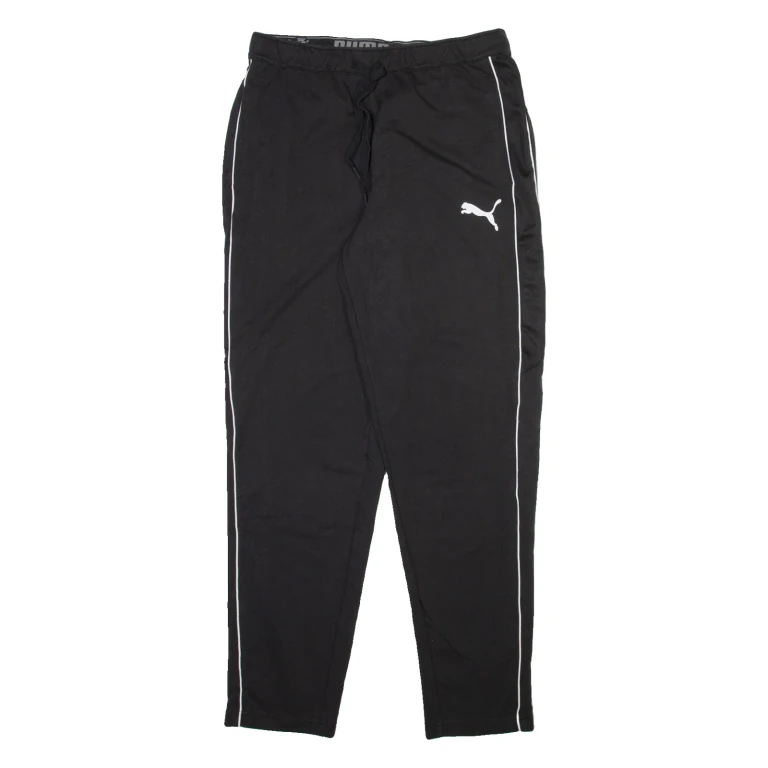 PUMA Mens Track Pants Black Tapered M W30 L30