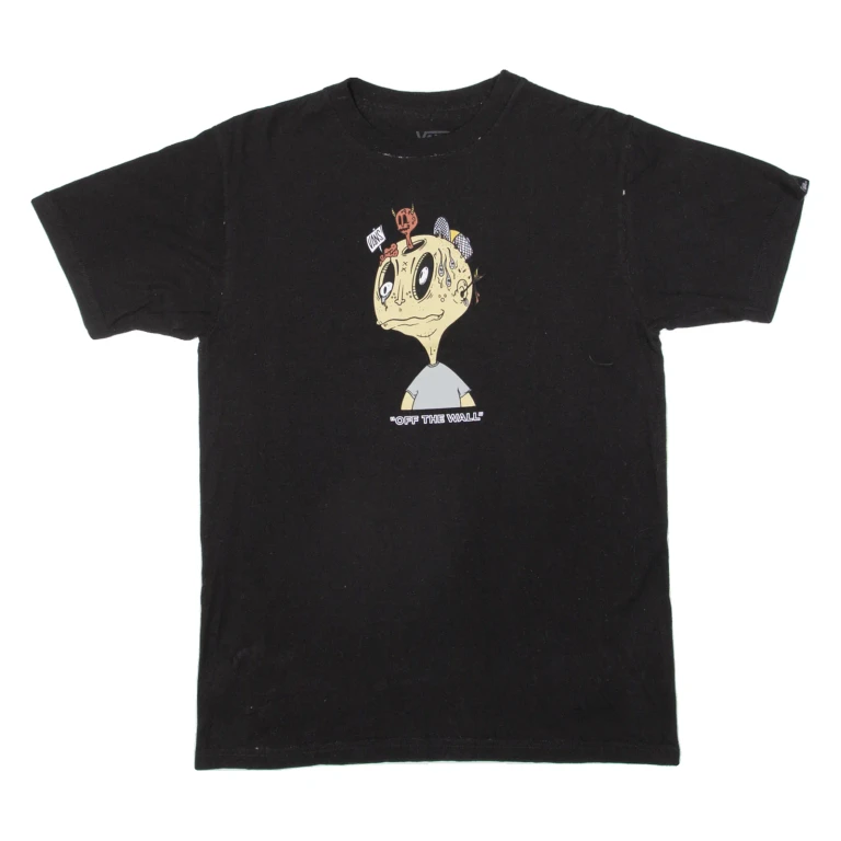 VANS Mens T-Shirt Black S