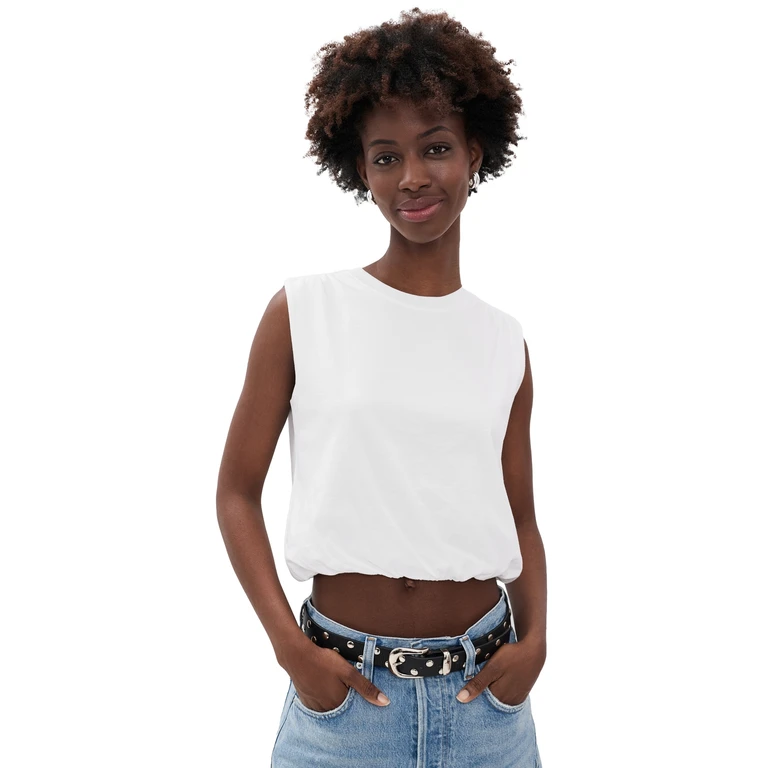 rag & bone Mica Bubble Top White XL