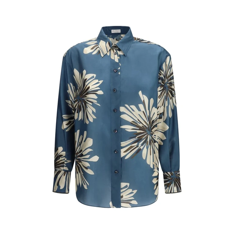 Brunello Cucinelli Multicolor Silk Shirt - Women