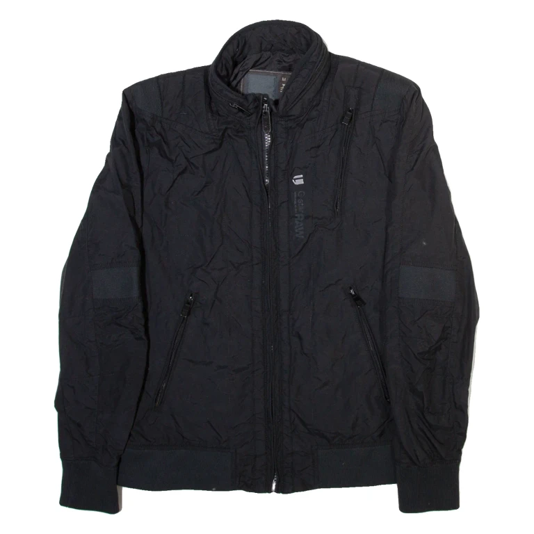 G-STAR RAW Womens Bomber Jacket Black Hooded M