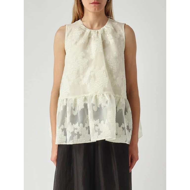Top Woman color White (M6ER03824)