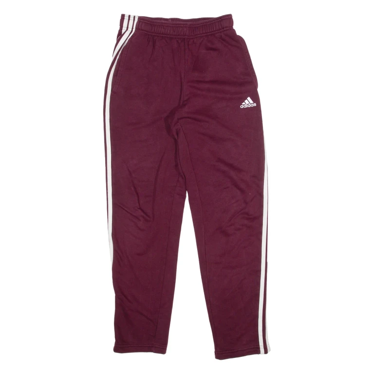 ADIDAS Womens Sweatpants Maroon Straight S W26 L28