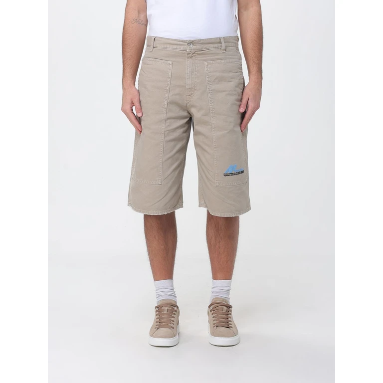 MSGM Shorts Men color Beige (4040MB230T26708923)