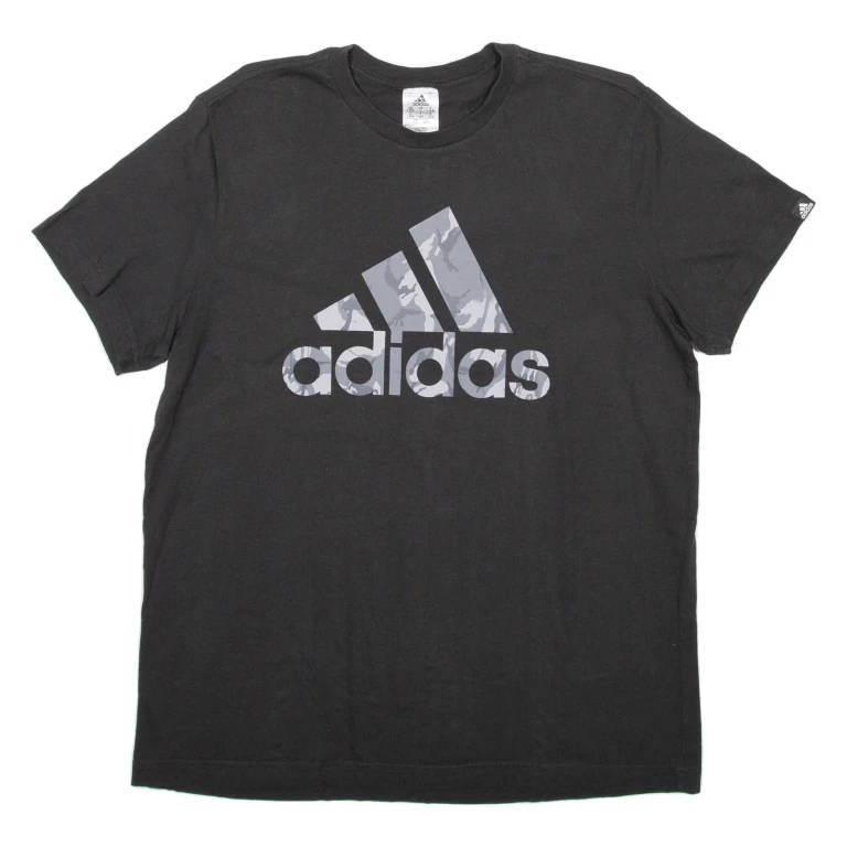 ADIDAS Womens T-Shirt Black L (JJ1-151024-5429)