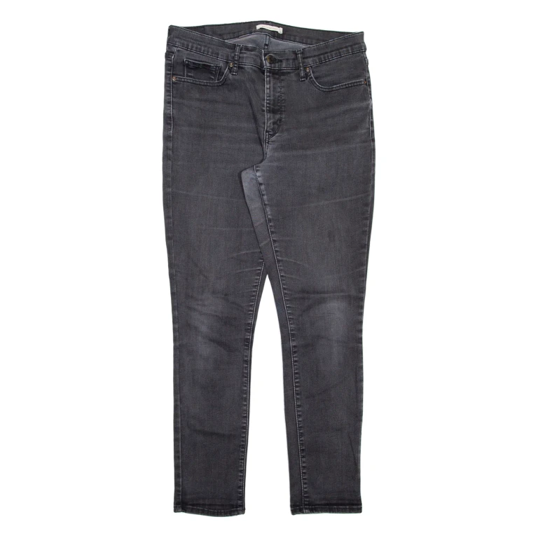 LEVI'S 311 BIG E Womens Jeans Black Slim Skinny W32 L30