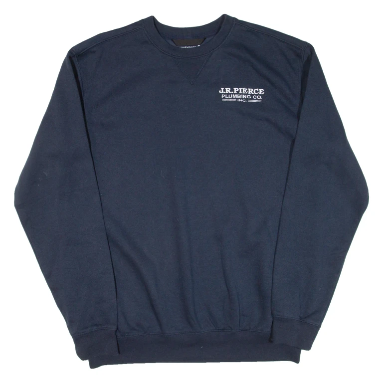 CARHARTT Loose Fit Mens Sweatshirt Blue USA M