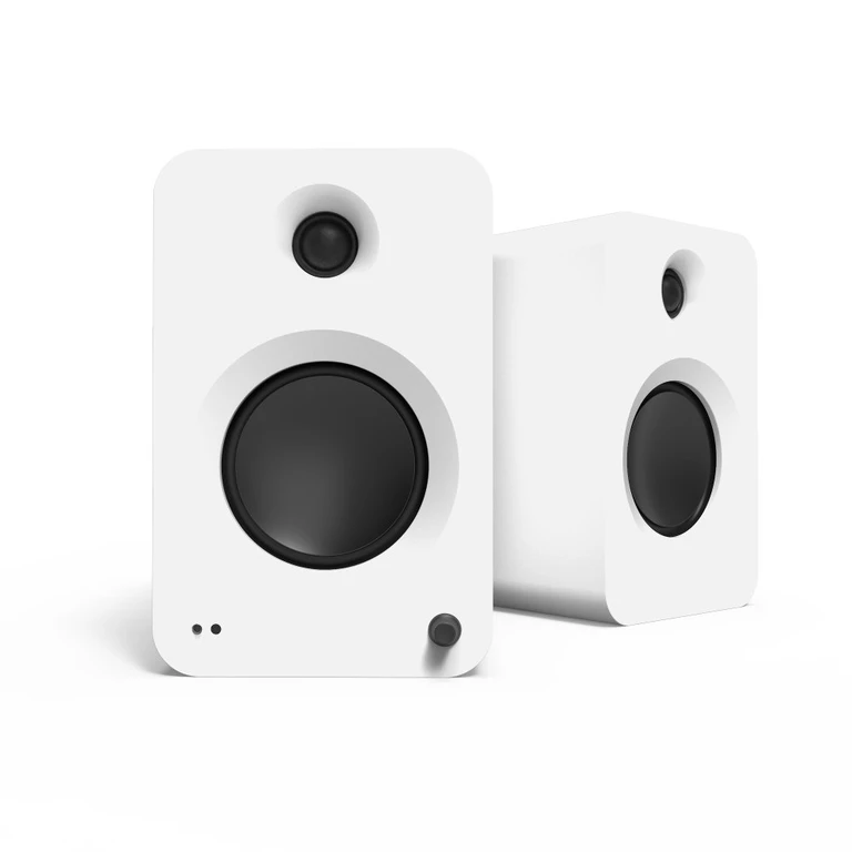 Kanto REN Bookshelf Speakers with Bluetooth - Matte White, Set of 2