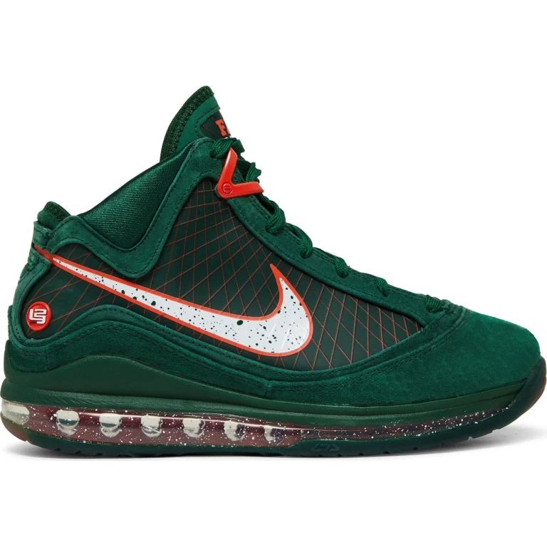Men's Lebron 7 'Florida A & M University Gorge Green' Sneakers