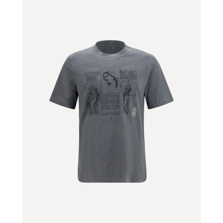 Brunello Cucinelli T-shirt imprimé en coton