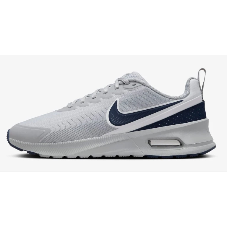 Men's Air Max Nuaxis 'Light Smoke Grey Cyber White Obsidian' Sneakers