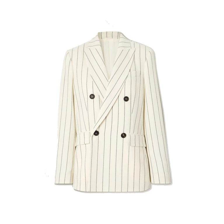Brunello Cucinelli White Wool Blazer Clothing - Women