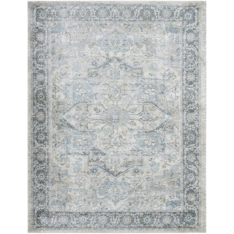 Akshay Light Gray Thick Luxe Area Rug