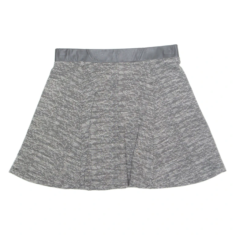 H&M DIVIDED Womens Skater Skirt Black Short S