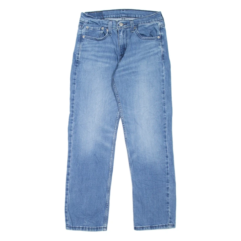 LEVI'S 514 Jeans Mens Blue Slim Straight Stone Wash W29 L30