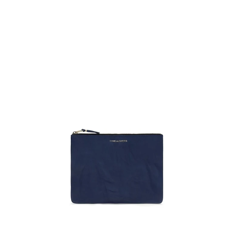 Comme des Garçons Blue Calf Leather Bos Taurus Wallet - Men