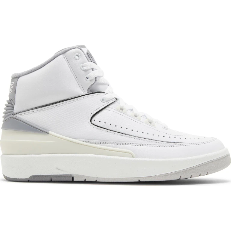 Grade School Retro 2 'Cement Grey Gs' Sneakers