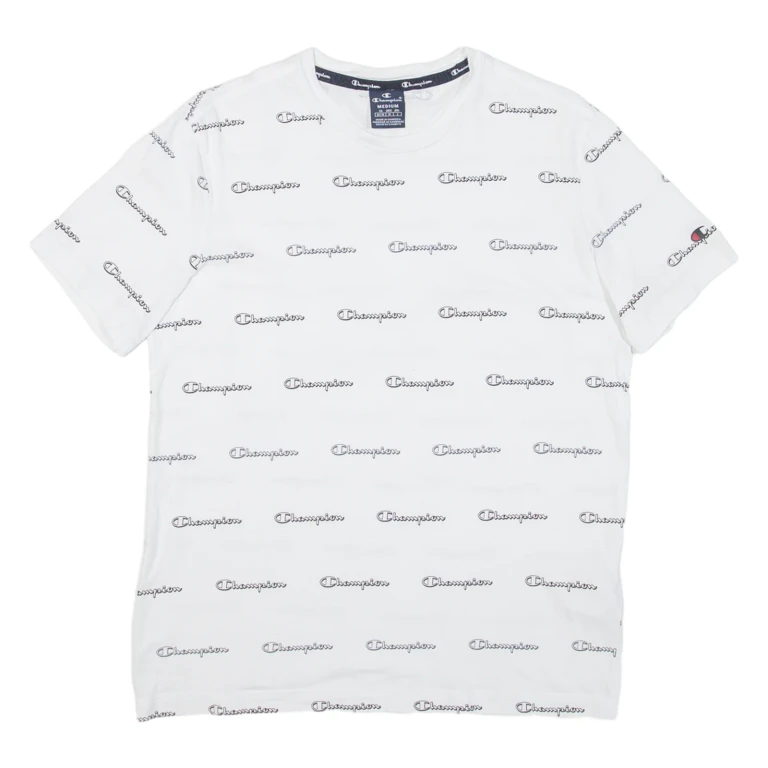 CHAMPION Mens T-Shirt White M