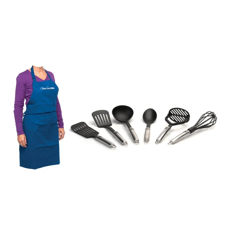 Munich 7Pc Nylon Utensils with Apron