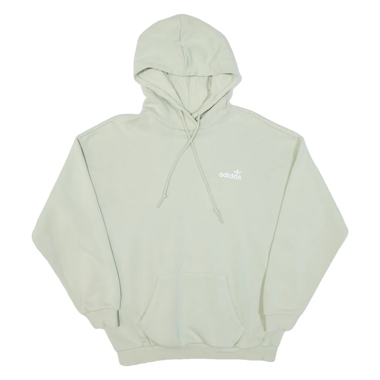 ADIDAS Womens Green Hoodie UK 10