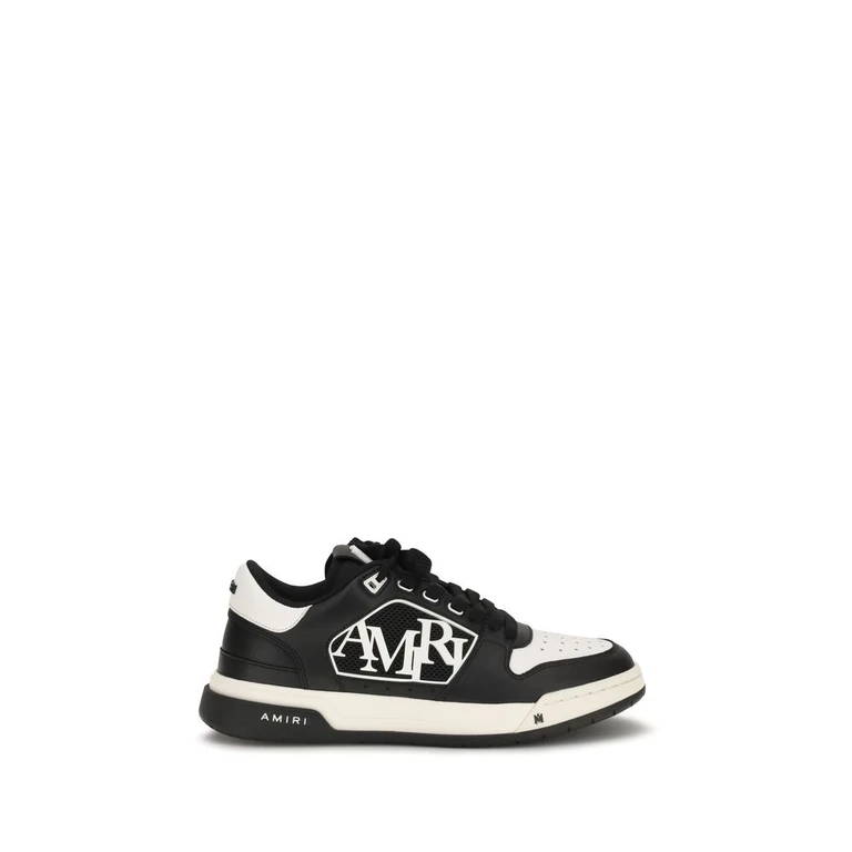 Black Calf Leather Bos Taurus Low Top Sneakers - Men