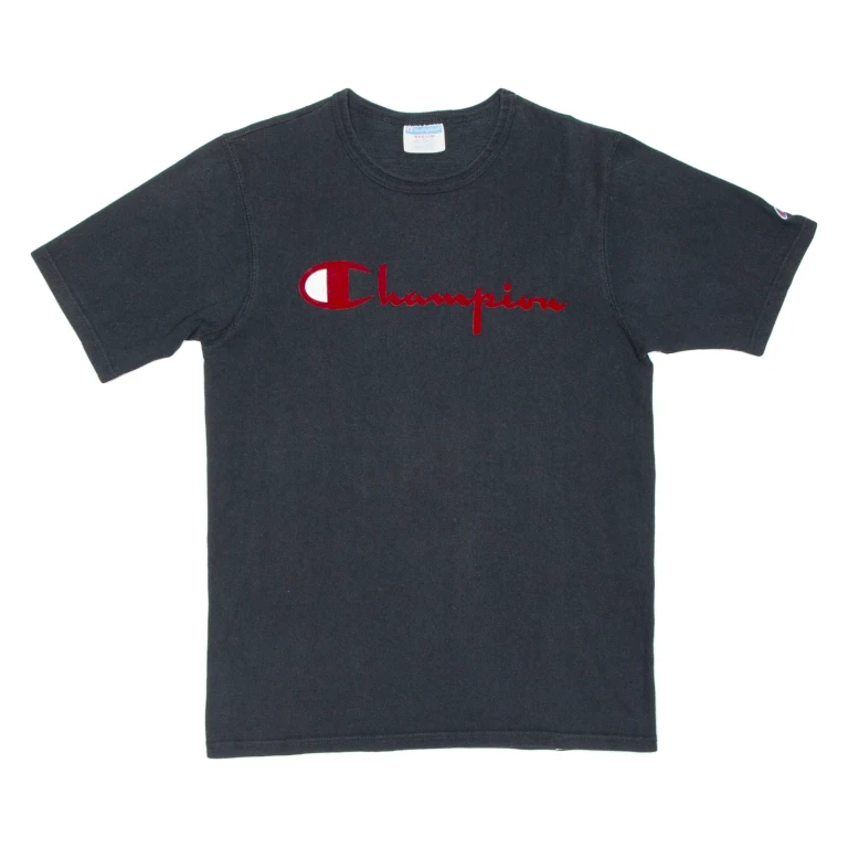 CHAMPION Mens T-Shirt Black M