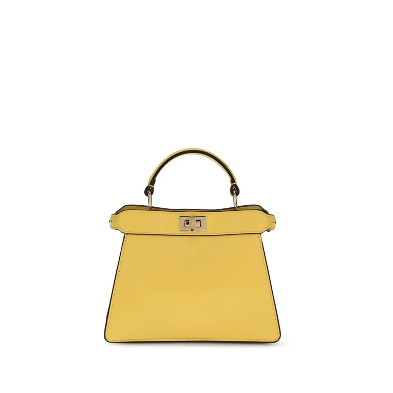 Fendi Bicolor Calf Leather Bos Taurus Handbag Bag - Women