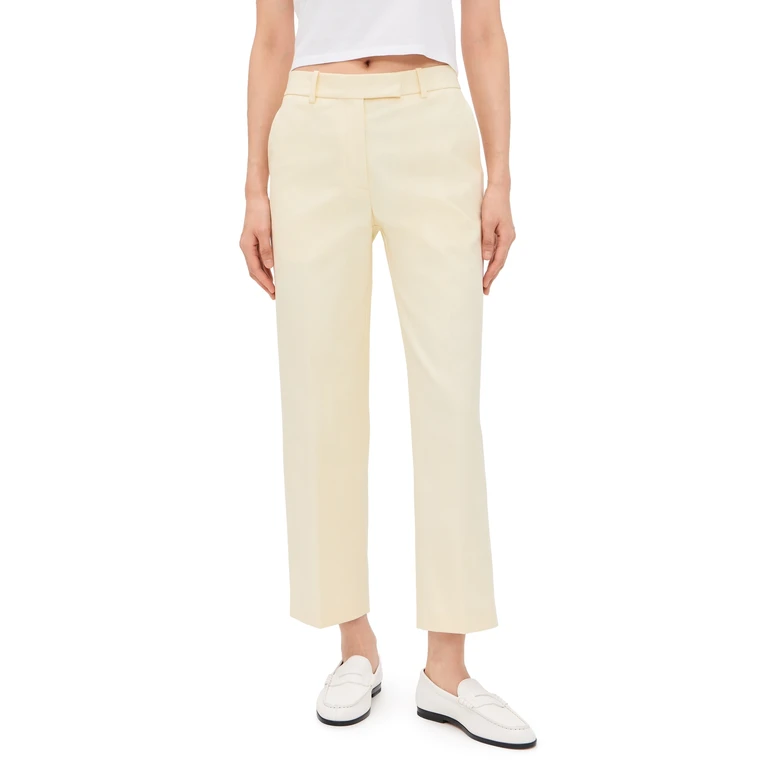 Renggli Cotton Twill Tailored Trousers Buttercream 8