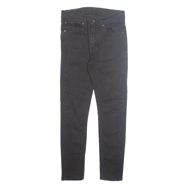LEVI'S 519 Jeans Mens Black Slim Skinny W32 L29