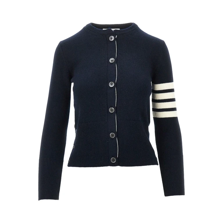 THOM BROWNE Lunar New Year intarsia wool cardigan Woman 36