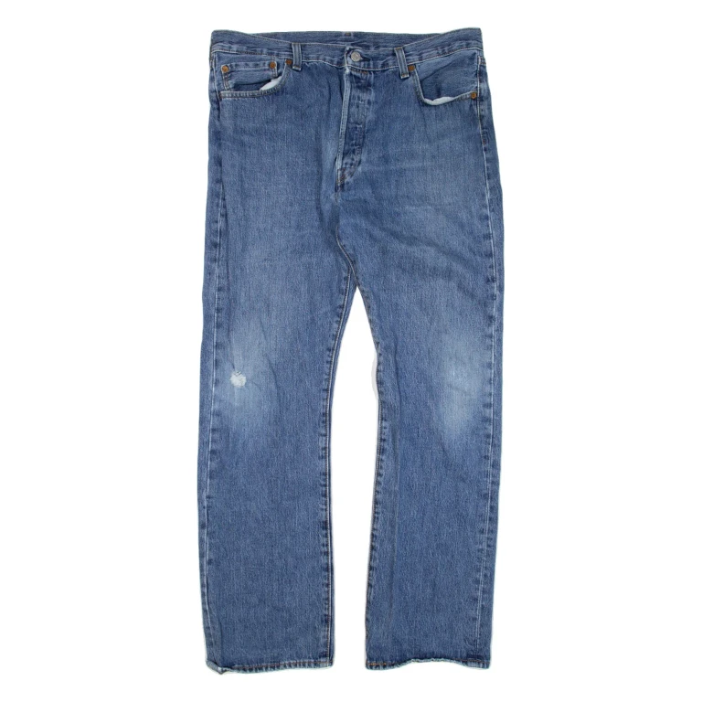 LEVI'S 501 BIG E Jeans Mens Blue Regular Straight W36 L32