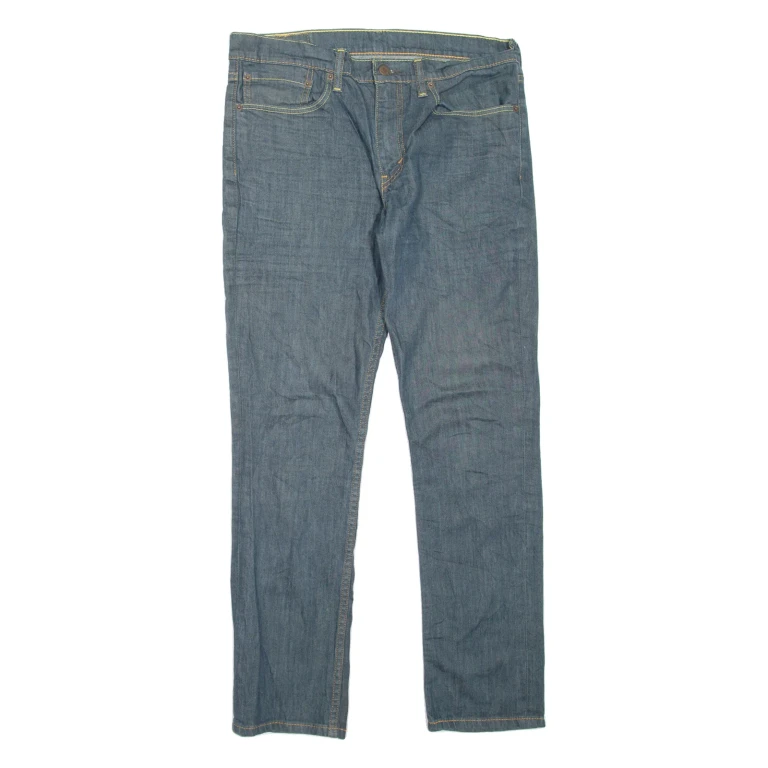 LEVI'S 511 Jeans Mens Blue Slim Straight W34 L32