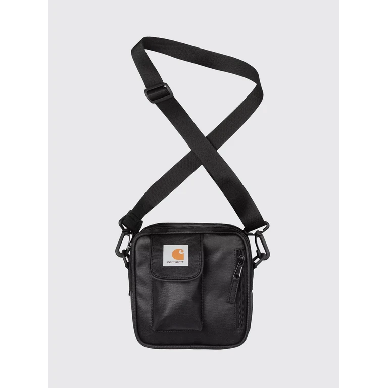 Dean Essentials Waxed Cotton Crossbody Bag with Logo Patch (I03535489XX)
