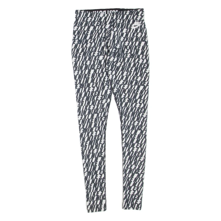 NIKE Womens Leggings Black Skinny XS W22 L28