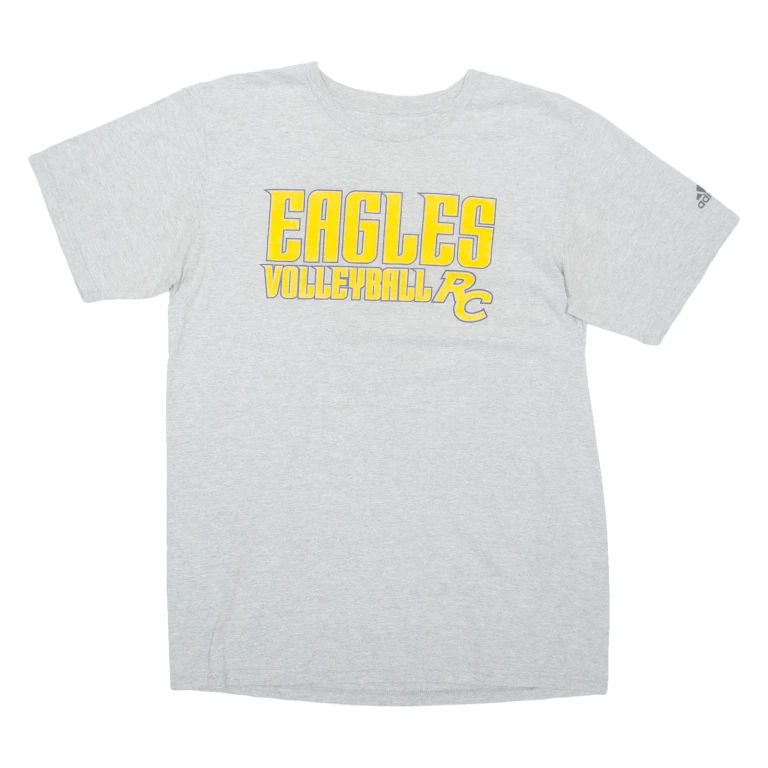 ADIDAS Eagles Volleyball Mens T-Shirt Grey USA M