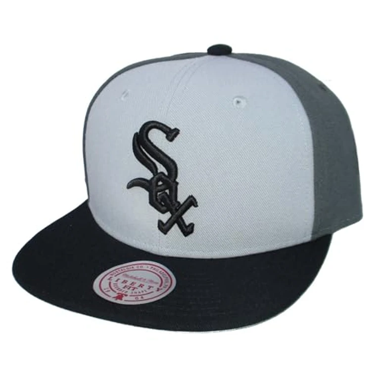 Men's MLB Triple Play Liberty Snapback White Sox Snapback Caps