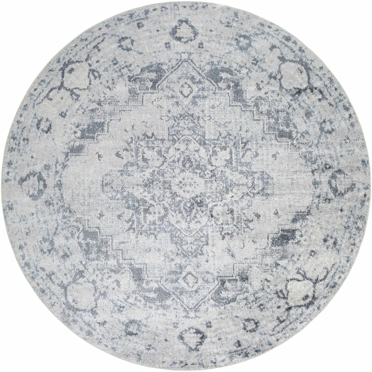 Ankti Aqua Washable Area Rug - Clearance