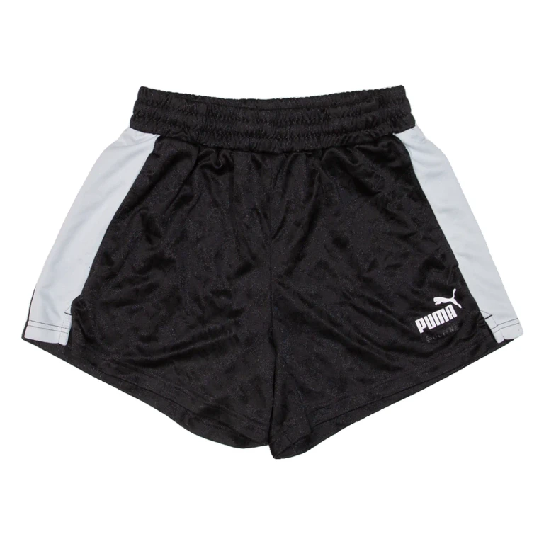 PUMA Mens Sports Shorts Black Relaxed S W25