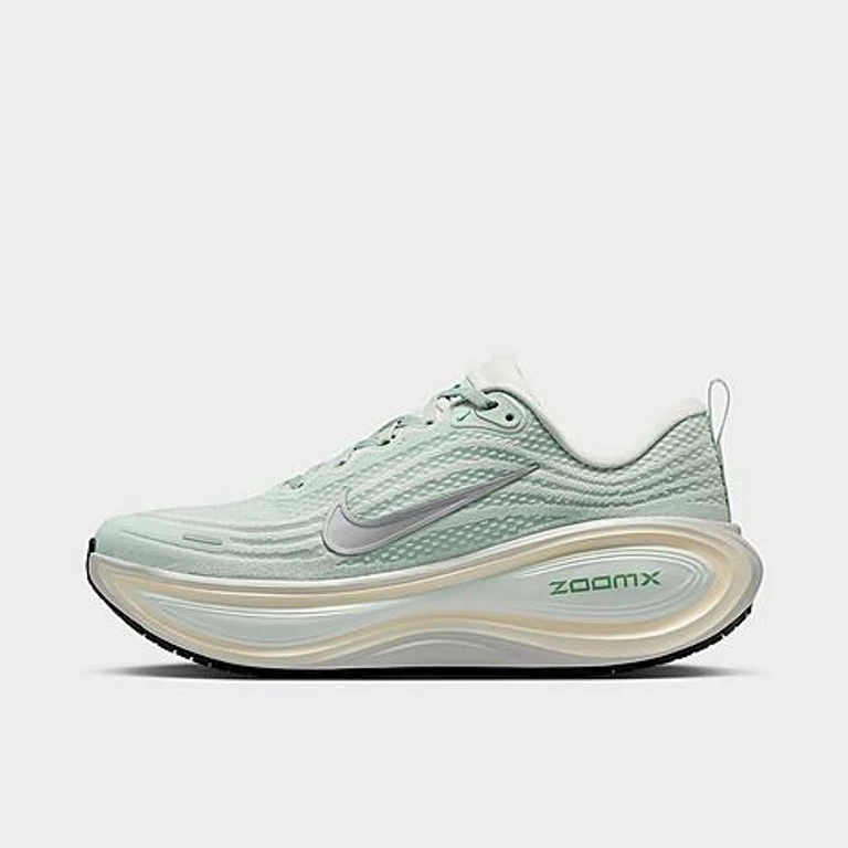 Nike Women's Vomero Plus Running Shoes in Light Silver/Barely Green/Sea Glass Size: 5.0