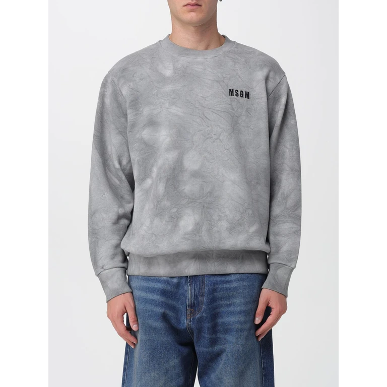 MSGM Sweatshirt Men color Grey (3940MM94SE25758596)